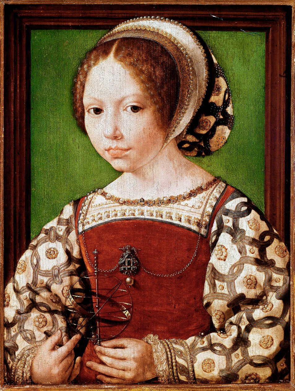 Porträt einer jungen Prinzessin, wahrscheinlich Dorothea von Dänemark von Jan (c.1472 c.1533) Gossaert