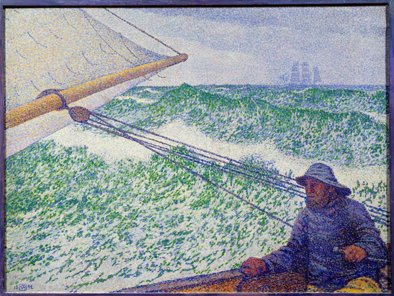 Der Mann am Steuer von Théo van Rysselberghe