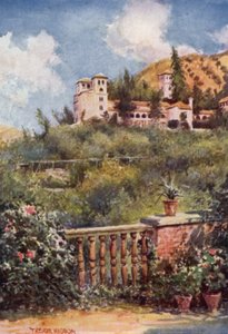 Granada, Blick auf den Generalife