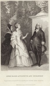 Königin Marie Antoinette und Honore Gabriel Riqueti
