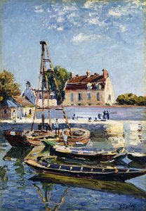 Lastkähne, 1885