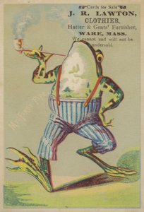 Tanzender Frosch mit Pfeife
