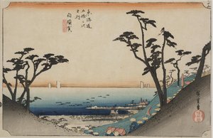 Blick auf Shiomizaka von Ando or Utagawa Hiroshige