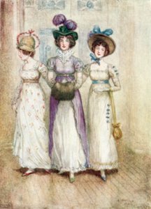 Illustration für Northanger Abbey von Jane Austen
