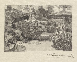 Fontainebleau-Wald: Hütte des Steinbrucharbeiters