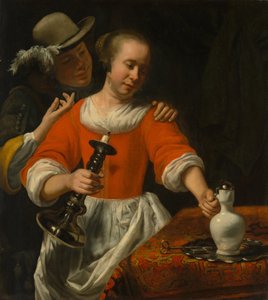 Eine junge Frau und ein Kavalier, frühe 1660er Jahre
