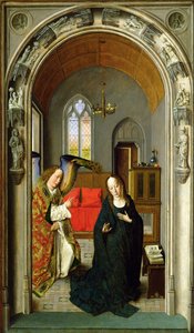 Die Verkündigung, ca. 1445 (Detail)