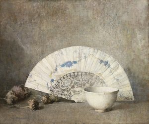 Der Fächer, um 1919 von Emil Carlsen