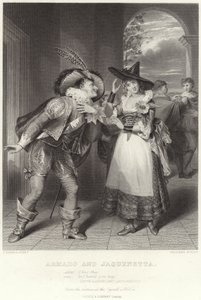 Armado und Jaquenetta, Verlorene Liebesmüh, Akt I, Szene II