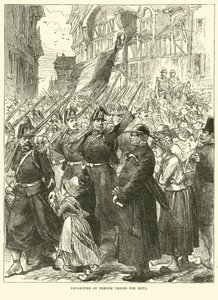 Abmarsch französischer Truppen nach Metz, August 1870