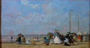 Am Strand von Trouville