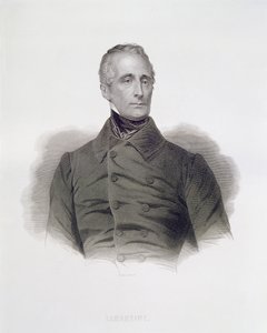 Alphonse de Lamartine (gestochen von Pierre Pelee)