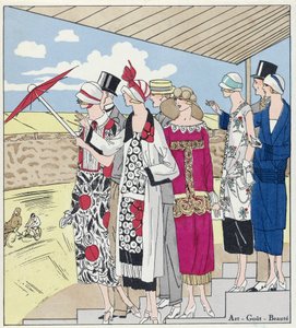 Im Velodrom, Illustration aus Art, Gout, Beaute, veröffentlicht 1924
