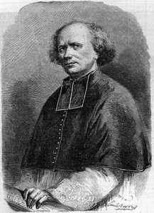 Porträt von Abbe Gaspard Deguerry, Pfarrer der Madeleine in Paris von French School