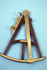 18-Zoll Hadley-Quadrant oder Oktant, um 1760