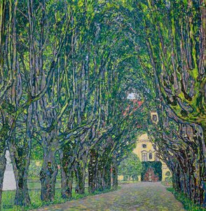 Allee im Park von Schloss Kammer, 1912