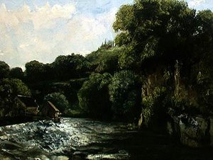 Die Schleuse an der Loue