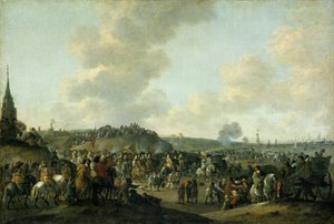 Die Abreise von Karl II. von England aus Scheveningen, 2. Juni 1660