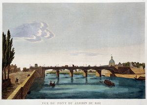 Ansicht der Königsgartenbrücke (Austerlitzbrücke) - Paris