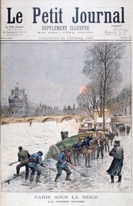 Die gefrorene Seine, Winter, Paris, 1895