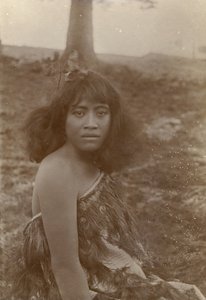 Maori-Studie, ca. 1910