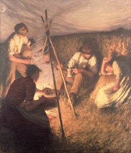 Das Abendessen der Erntearbeiter, 1898