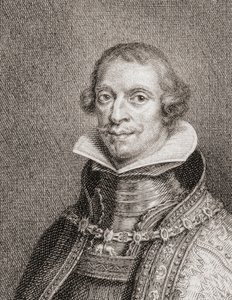 König Philipp IV. von Spanien, Felipe IV., Porträt (Gravur)
