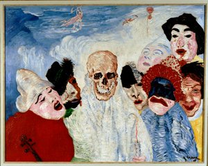 Les masques et la mort von James Ensor