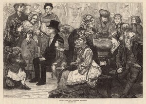 Ferienzeit bei einer Wachsfiguren-Ausstellung