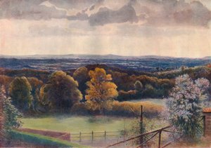 Blick vom Coneyhurst Hill, Ewehurst, 1911