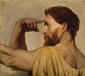 Studie für Phidias in der Apotheose des Homer, 1827