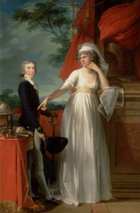 Margaret Callender und ihr Sohn James Kearney