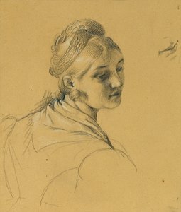 Weibliche Studie zum "Einzug nach dem Pariser Frieden"