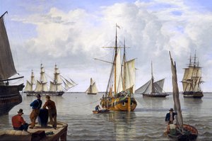 Schiffe in der Themsemündung, 1820