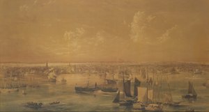 New York vom East River, 1852
