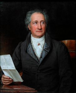 Porträt des Autors Johann Wolfgang von Goethe 1749-1832, 1828