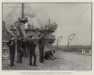 Freizeit auf einem Schlachtschiff, ein Tontaubenclub