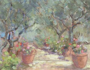 Garten in Porto Ercole, Italien, 1996