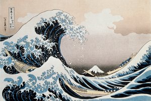 Die große Welle vor der Küste von Kanagawa, um 1829-1831