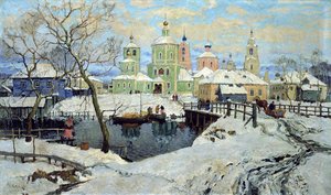 Kleines Dorf Torzhok, 1917