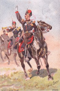 Artillerie, Postkarte, 1920er Jahre