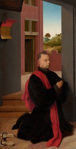 Porträt eines männlichen Stifters