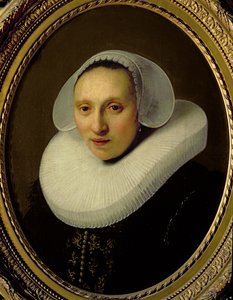 Porträt von Cornelia Pronck, Ehefrau von Albert Cuyper, im Alter von 33 Jahren, 1633