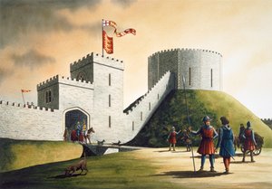 Pickering Castle, 14. Jahrhundert, ca. 1990-2010