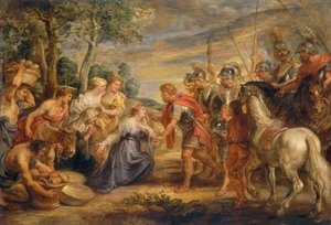Das Treffen von David und Abigail