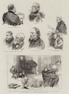 Die Parnell-Kommission am Royal Courts of Justice