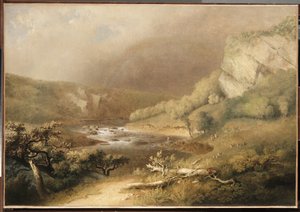 Fluss-Stromschnellen, 1825