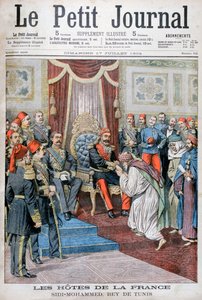 Audienz bei Muhammad IV. al-Hadi, dem Bey von Tunis, 1904