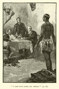 Illustration für König Salomons Schatzkammer von H. Rider Haggard