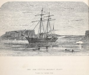 Der Fuchs verlässt Beachey Island, 1859 von Walter William May